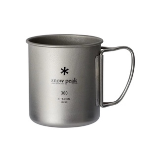 Snow Peak Titanium Single Wall 300 Mug (MG-142) แก้วน้ำไททาเนียม