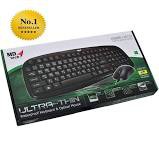 ค๊ย์บอร์ด&เมาส์ (2in1) USB MD-TECH  KB888+M-179 Black