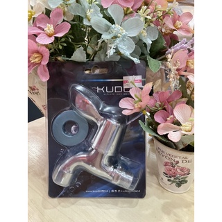 ก๊อกน้ำออกผนังคอสั้นKUDUS FA409 หัวปัด รหัส 6607351