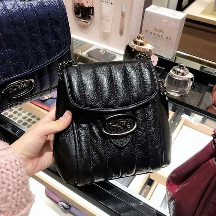 COACH Melody Backpack With Quilting