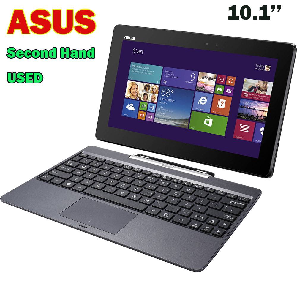 80% ใหม่ มือสอง ASUS 10.1" Transformer Book T100 Intel Atom Z3740 Quad Core 1.4GHz 2GB RAM 32/64GB S