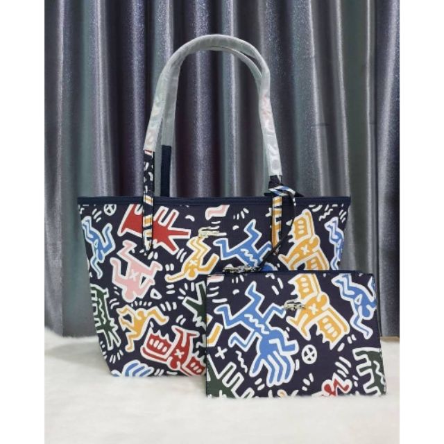 lacoste keith haring bag