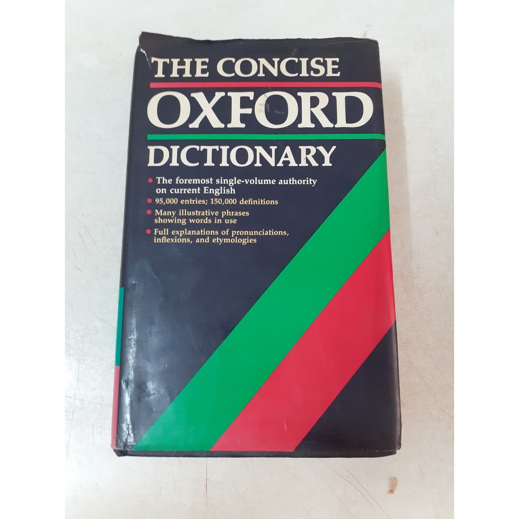 หนังสือพจนานุกรม อังกฤษ-อังกฤษ THE CONCISE OXFORD DICTIONARY (เล่มใหญ่)