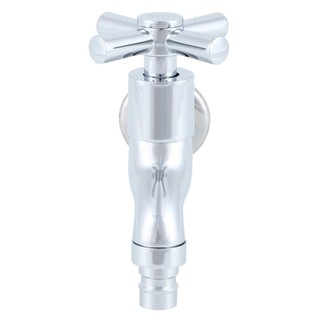 ก๊อกล้างพื้น 1 ทาง KARAT EC-01-410-50 สีโครมWALL FAUCET KARAT EC-01-410-50 CHROME