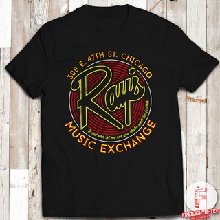 เสื้อผ้าผชเสื้อยืด พิมพ์ลาย Rays Music Exchange From Fu Lu Shuangbatian สําหรับผู้ชายS-5XL