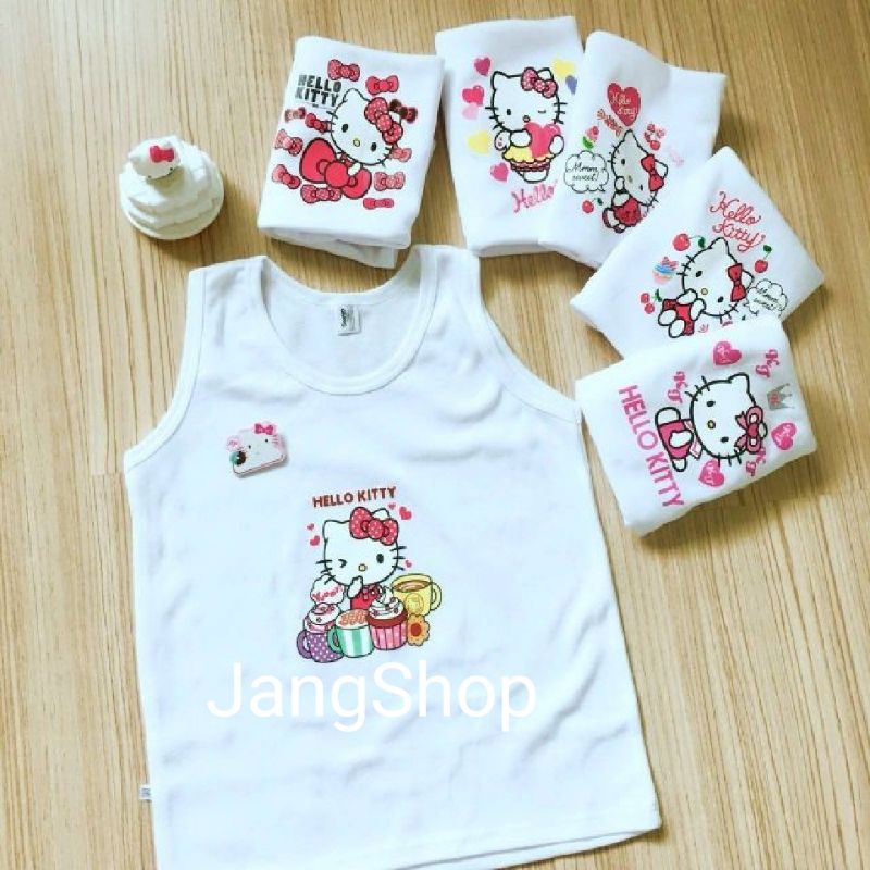 เสื้อกล้ามเด็กหญิง 1แพ็ค 5ตัว เสิ้อซับในลายElsa น้อง2ปี-10ปี เสื้อกล้ามยาว พร้อมส่ง เสื้อกล้ามเด็กหญิง แพ็ค 5 ตัว