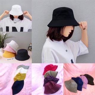 #หมวกบักเก็ต#Bucket Hat #หมวกสีพื้น 📌📌📌📌📌📌📌📌