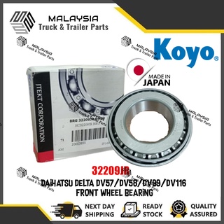 Koyo ตลับลูกปืนล้อหน้า Daihatsu Delta DV57 DV58 DV99 DV116 32209JR