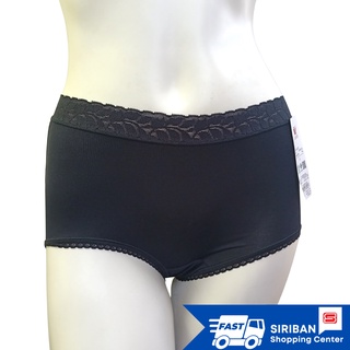 Wacoal Boyleg Panty กางเกงในแบบขาสั้นเต็มตัว (Boyleg) รุ่น WU8893 ขอบลูกไม้ มี 4สีให้เลือก