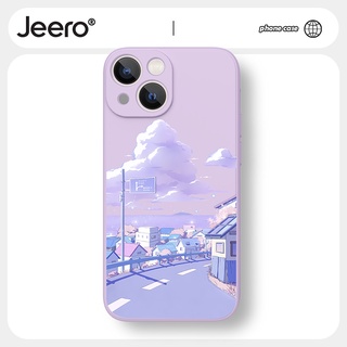 Jeero เคสไอโฟน เคสซิลิโคนนุ่มกันกระแทกการ์ตูนอนิเมะตลก เคสโทรศัพท์ Compatible for iPhone 14 13 12 11 Pro Max SE 2020 X XR XS 8 7 ip 6S 6 Plus HFF1740