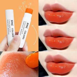 XMJ ลิปสติก Lipbalm ริมฝีปากแต่งหน้าลิปดูแลยาวนานความชุ่มชื้นความงาม L Iptint ลิปบาล์มเครื่องสำอางลิปกลอ
