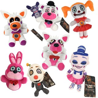 20 เซนติเมตร FNAF ของเล่นตุ๊กตาเฟรดดี้น้องสาวสถานที่ตั้ง Funtime เฟร็ดดี้หมีบอนเด็ก Foxy ตุ๊กตายัดของเล่นสำหรับเด็กของขว