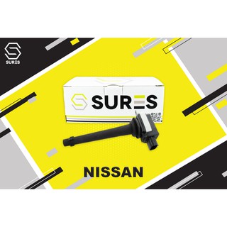 คอยล์ NISSAN TIIDA 1.6 , 1.8 / TEANA J32 - SURES MADE IN JAPAN - SCN-023 - คอยล์หัวเทียน 22448-ED800 / 22448-CJ00A