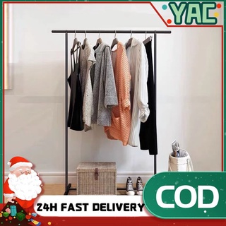 YAC💕ราวแขวนเสื้อผ้า Coat Rack ที่แขวนเสื้อ ราวแขวนเสื้อชั้นวางเสื้อผ้า ที่แขวนหมวกและเสื้อโค๊ท