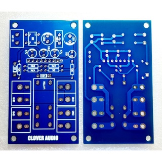 บอร์ด ปริ๊น CNC 2หน้า PCB วงจร ป้องกันลำโพง UPC1237