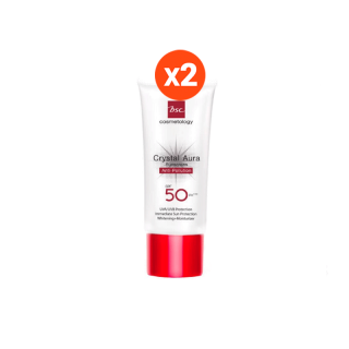 โปรโมชั่น : SET 2ชิ้น สุดคุ้ม BSC CRYSTAL AURA SUNSCREEN SPF 50 PA