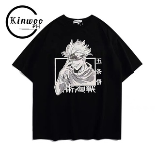 เสื้อยืด Jujutsu Kaisen Gojo Satoru ลำลองสำหรับบุรุษ สินค้าเฉพาะจุด ชุดลำลอง เสื้อยืดผู้ชาย