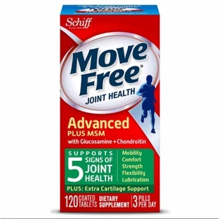 Move Free Advanced Plus MSM Glucosamine มูฟฟรี กลูโคซามีน ลดอาการปวดเข่า movefree อาหารเสริมบำรุงเข่า ข้อกระดูก ข้อต่อ