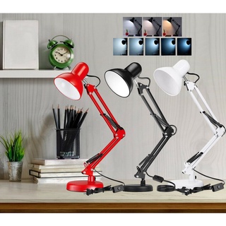 โคมไฟหนีบโต๊ะ ปรับระดับได้รอบทิศทาง ปรับระดับได้รอบทิศทาง Table Reading lamp Adjustable with clip E27 MAX 60w