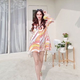 New Sundy korea dress🔥 เดรสลายสวยสุดปังคร่าาาาา ห้าพลาดเลยคร่าาาาา