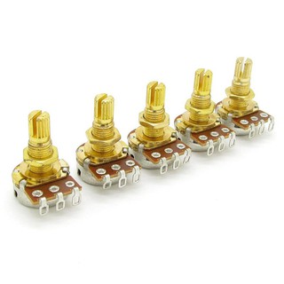 Guitar Potentiometer Audio Volume&amp;Tone Pots Switch Control A500k Split Shaft Taper Potenti