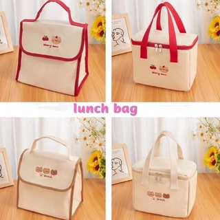 แพ็คอุ่นอาหารกลางวัน Bento ฉนวนกันความร้อนกระเป๋าฉนวนถุงอาหารกลางวัน Picnic Bag Tote กระเป๋าความร้อนกล่องอาหารกลางวัน Bento กระเป๋า Lunch Bag