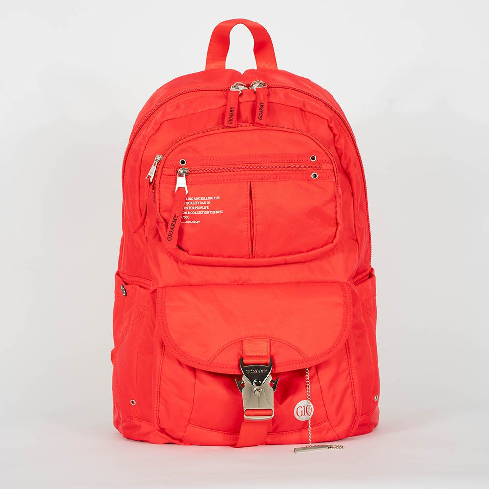 GIOARMY กระเป๋าเป้รุ่น Carter P54343 (ขนาดใหญ่) กระเป๋าสะพายหลัง - Black,Blue,Orange,Pink,Red,Purple