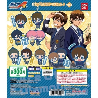 Ace of Diamond Capsule Rubber Mascot 3 Gashapon กาชาปอง พวงกุญแจการ์ตูน Daiya No Ace เบสบอล นำเข้าจากญี่ปุ่น