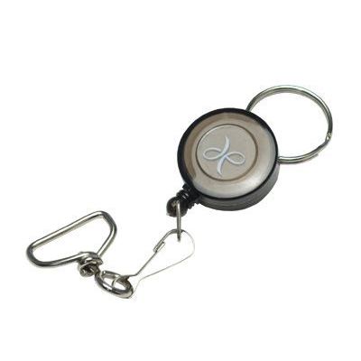 Astro Products พวงกุญแจรีลลวด 645mm / Wire Reel Keychain Auto Retractable