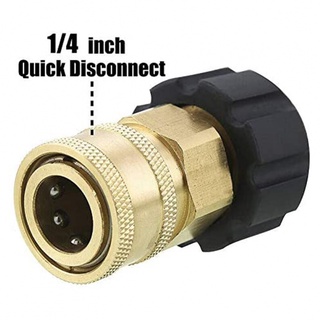 Lucky~M22 15 Male to 1/4" Quick connector Adapter Pressure Washer Spray Cleaning Tools#lucky888