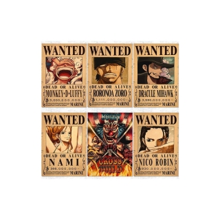 โปสเตอร์ One Piece poster ขนาด 28.5x42 ซม. (ขนาดกระดาษ A3) รุ่นใหม่ โปสเตอร์วันพีช โปสเตอร์ต้องการ หมวกฟาง ลูกเรือโจรสลัด ลูฟี่ ช็อปเปอร์ โซโร นามิ อุปป์ ซันจิ จินเบะ แฟรงกี บรู๊ค โรบิน