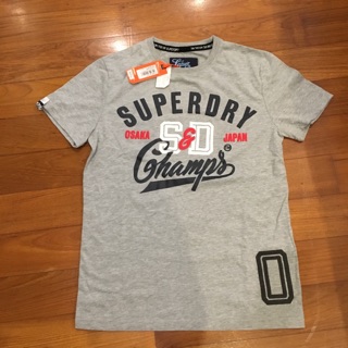 Superdry เสื้อยืดเท่ๆ ใหม่จากช็อปไทย ป้ายราคายังอยู่ size M ส่งต่อแบบขายขาดทุน