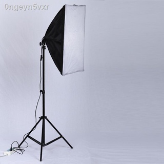 Softbox 50*70 โคมไฟซอฟบ็อกซ์ พร้อมขาตั้งไฟ2เมตร(ไม่รวมหลอดไฟ)