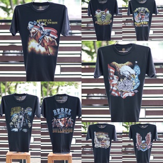 เสื้อยืดฮาเลย์ เสื้อวินเทจ 3D EMBLEM Label USA