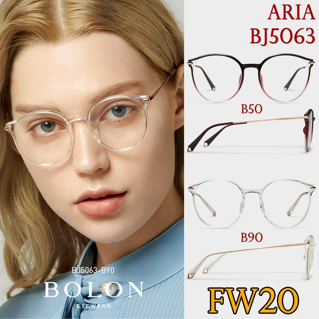 FW20 BOLON กรอบแว่นสายตา รุ่น ARIA BJ5063 B50 B90 [TR / β-titanum] แว่นของญาญ่า แว่นของเจเจ โบลอน แว