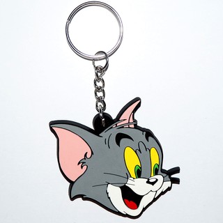 พวงกุญแจยาง Tom and Jerry แมว