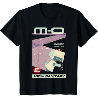 เสื้อยืดผ้าฝ้ายพรีเมี่ยม เสื้อยืด พิมพ์ลาย Disney Pixar Wall-E M-O Future Of Sanitation Robotics