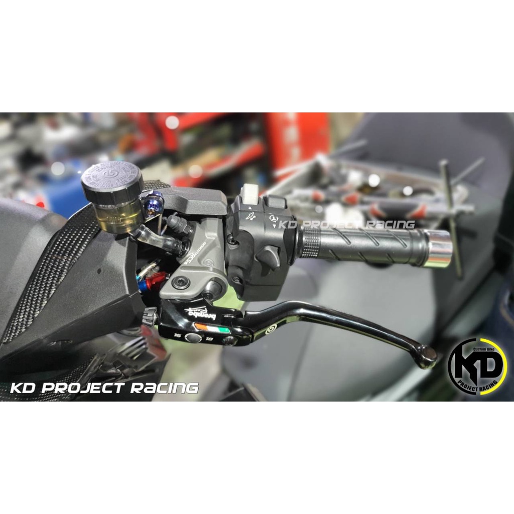 Brembo ข้างซ้าย 16+17,19 RCS Corsa Corta แท้ รวมกระปุก สวิทไฟเบรค ลวดยึดกระปุก ครบ - รูปที่ 3