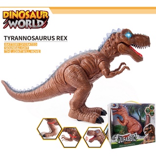 ProudNada Toys ของเล่นเด็ก หุ่นยนต์ ไดโนเสาร์ ไทแรนโนซอรัส เร็กซ์(คละสี) JURASSIC TYRANNOSAURUS REX NO.9912