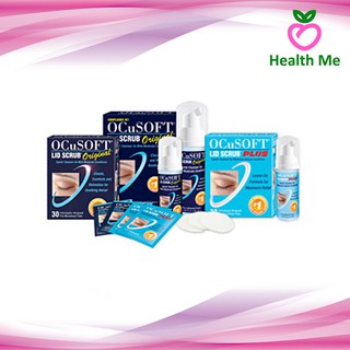 OcuSoft Lid Scrub Original/ Scrub Plus อ๊อกคิวซอฟท์ ลิด สครับ ออริจินัล/สครับ พลัส แผ่นสครับ 30 แผ่น และโฟมสครับ 50มล.