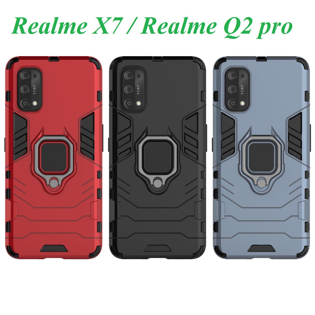 เคส Realme X7 / Realme Q2 pro - Iron Man Iring เคสกันกระแทกทนทานเป ็ นพิเศษ