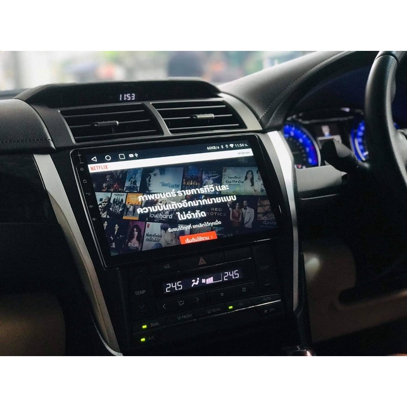 จอAndroid Toyota Camry ปี 2015+ ALPHA Finnix COUSTIC แอนดรอย อัลฟ่า ฟินนิก จอติดรถยนต์ เลือกหน้ากากไ