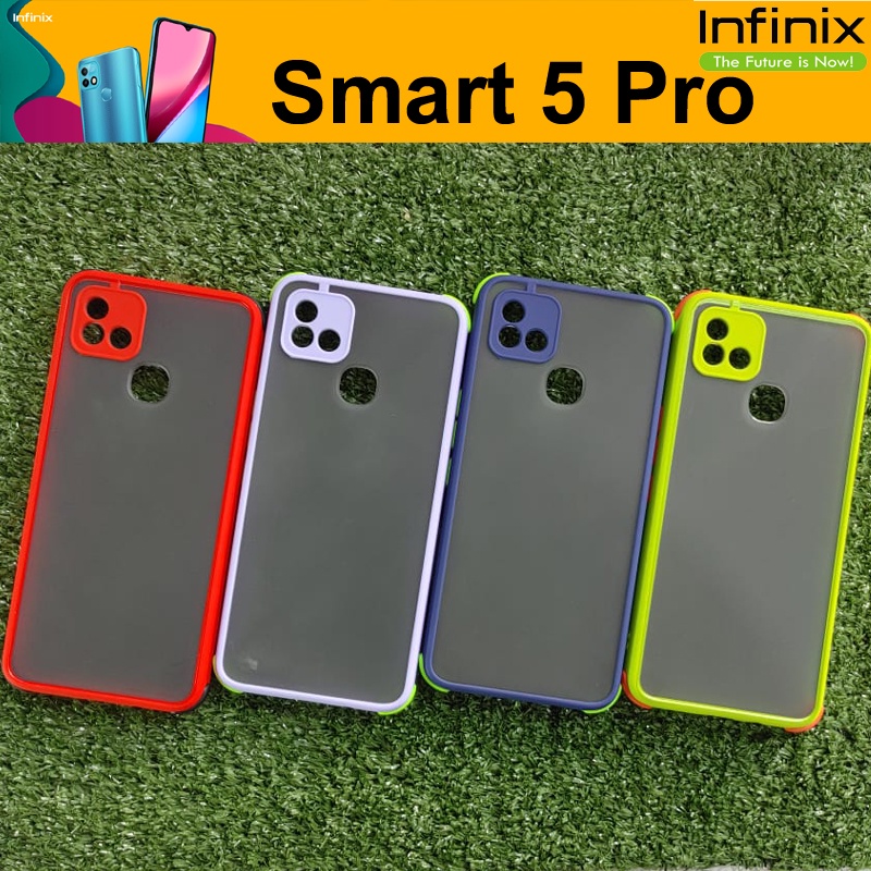 เคส ยาง TPU ขอบกันกระแทก ( คละสี)  สำหรับ Infinix Smart 5 Pro