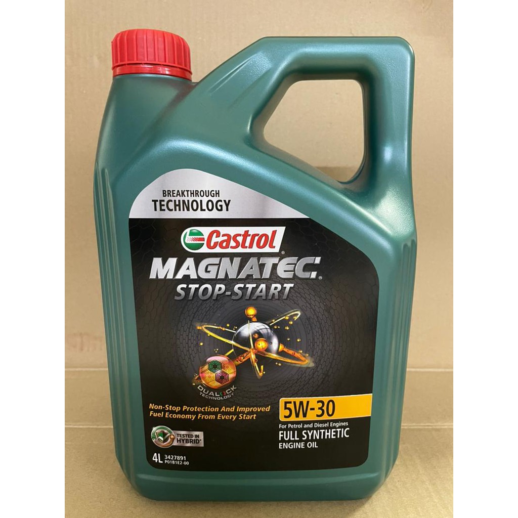 CASTROL FULLY 5W-30 4LITERS น้ํามันเครื่อง MINYAK HITAM 4L 5W30 5 30 5-30 5W 30