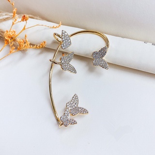 🌸↬ ต่างหูแบบเกี่ยวหู BUTTERFLY EAR CUFF