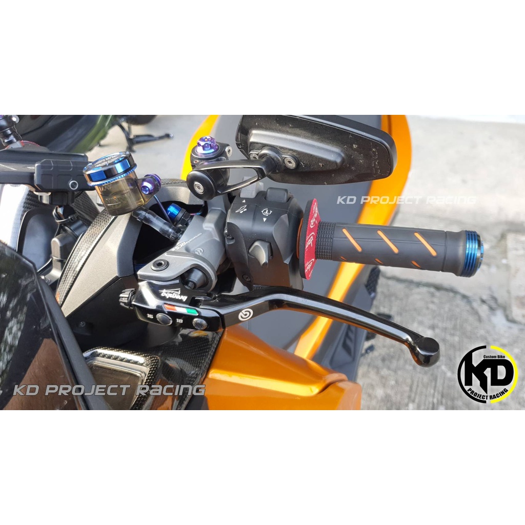 Brembo ข้างซ้าย 16+17,19 RCS Corsa Corta แท้ รวมกระปุก สวิทไฟเบรค ลวดยึดกระปุก ครบ - รูปที่ 5