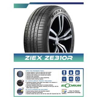 235/45r18 ยางรถยนต์คุณภาพสูง Japan Quality ยี่ห้อ Falken รุ่น ZE310 ใหม่ล่าสุด2023 แถมฟรีจุ๊บลมอย่างดี