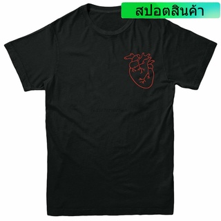 เสื้อยืด ปักลายหัวใจ สําหรับทํางานศิลปะ