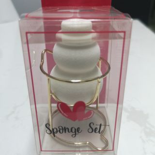 Sponge set ฟองน้ำแต่งหน้าพร้อมแท่นวาง (ใหม่)​