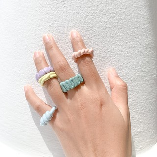 แหวนแฟชั่น Polymer clay Rings